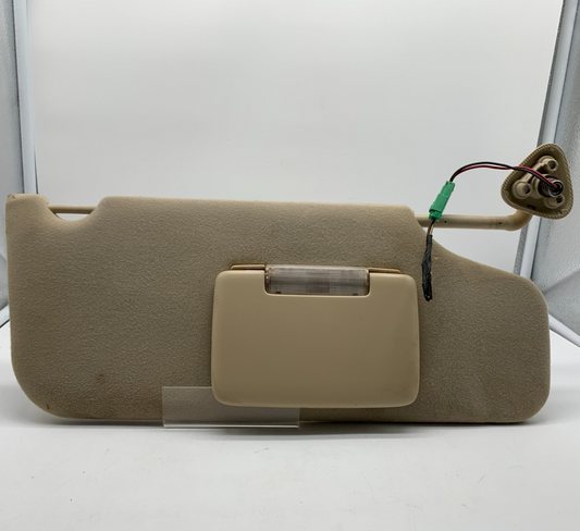 2008-2009 Ford Taurus X Passenger Sun Visor Tan Illuminated OEM C04B60009