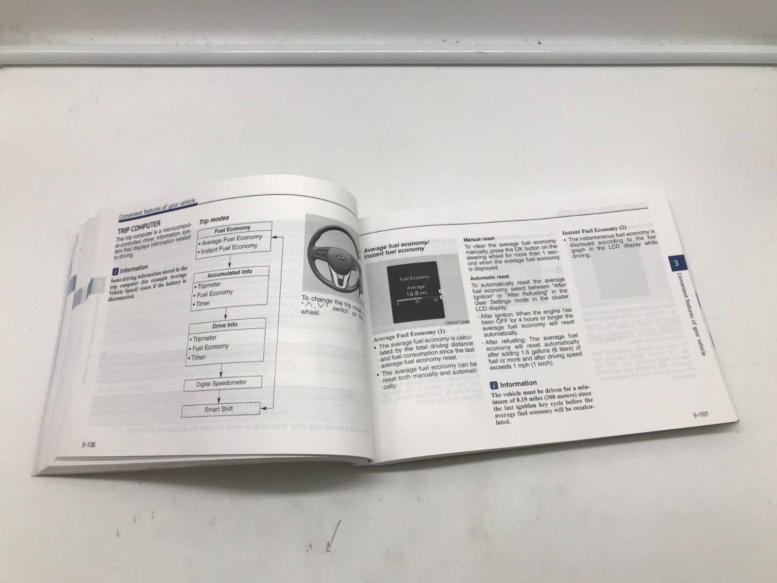 2020 Hyundai Santa FE Sport Owners Manual OEM D01B65007