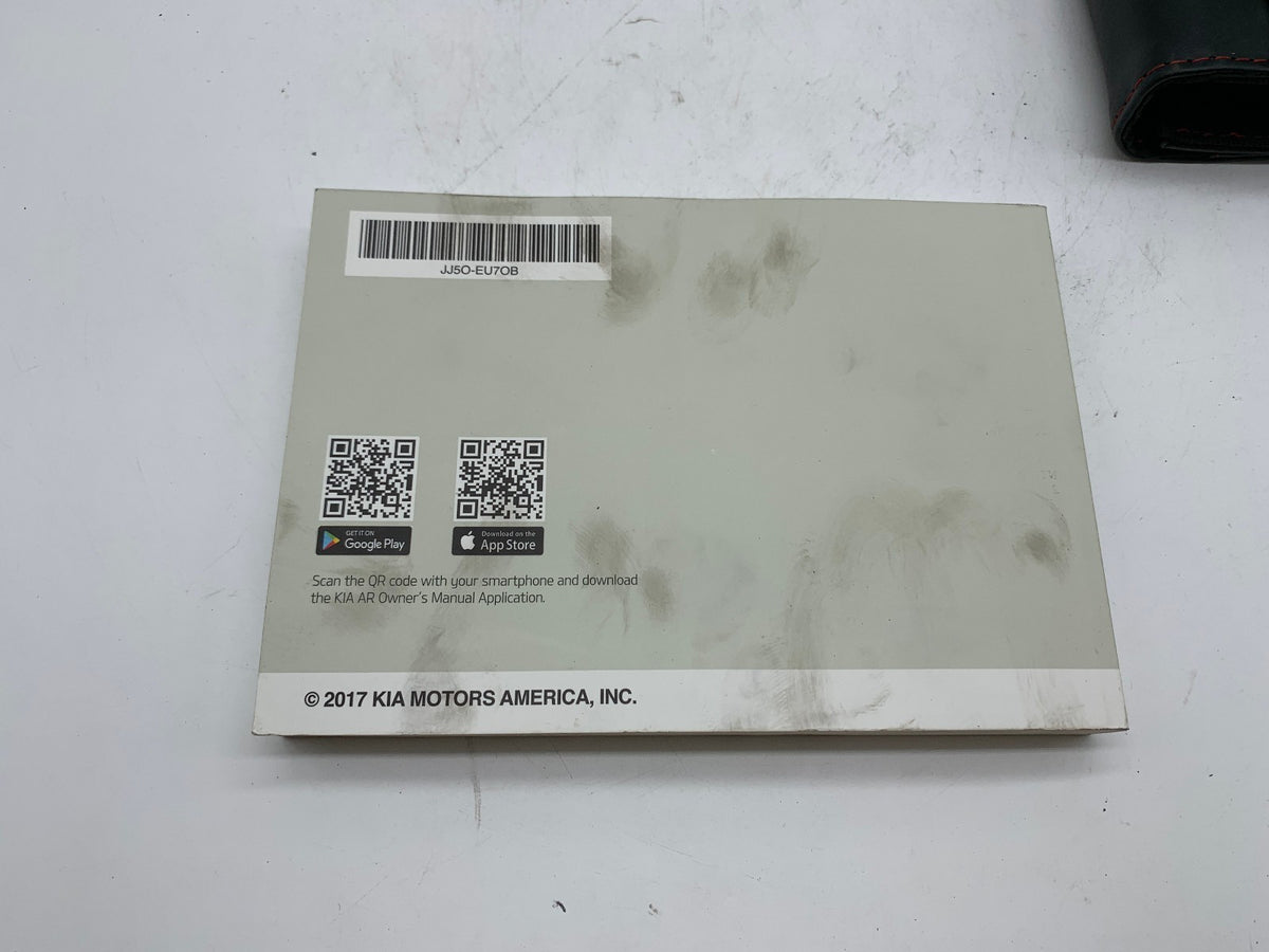 2018 Kia Stinger Owners Manual Set with Case OEM R01B01014