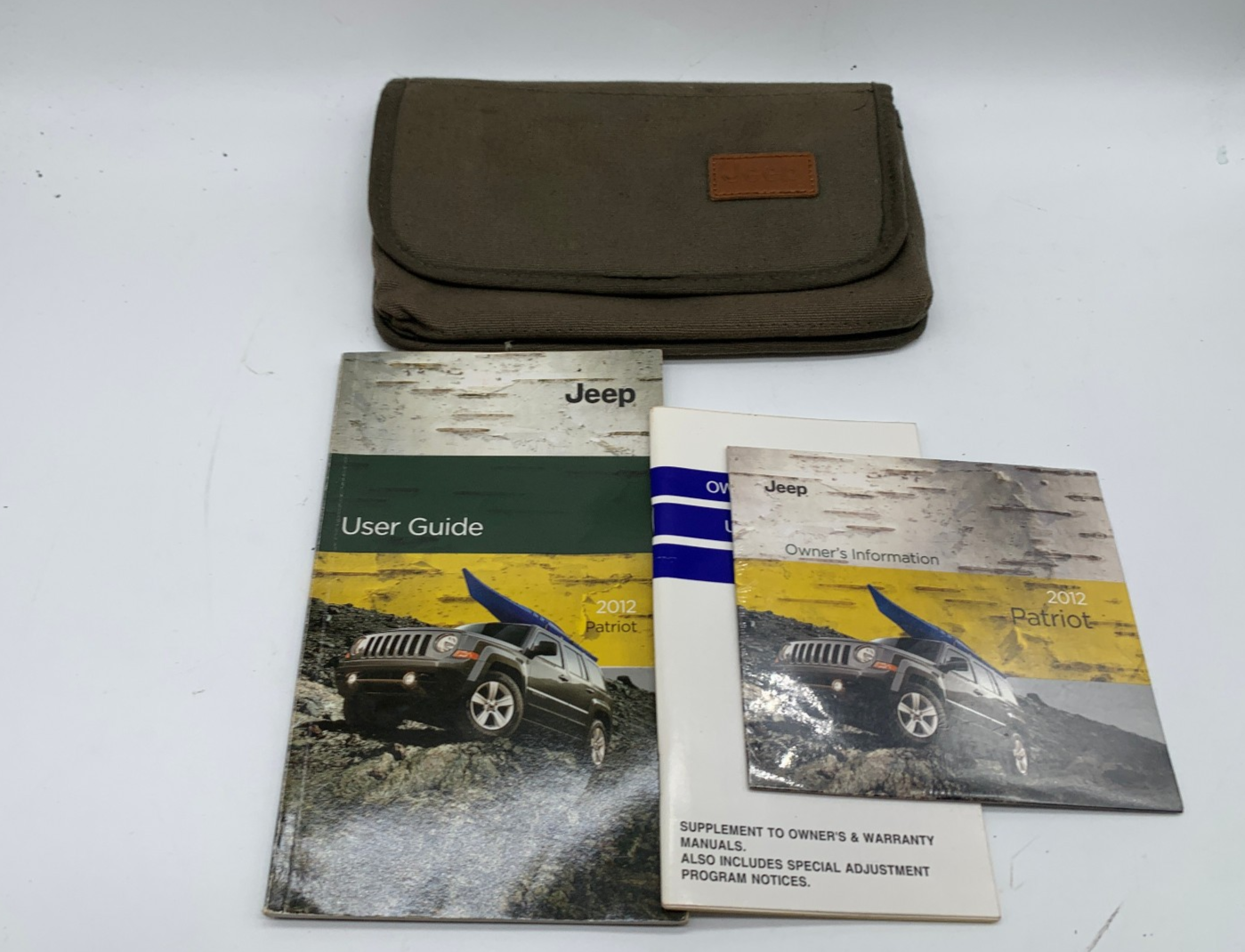 2012 Jeep Patriot Owners Manual Set with Case OEM D03B13006