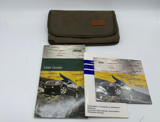 2012 Jeep Patriot Owners Manual Set with Case OEM D03B13006