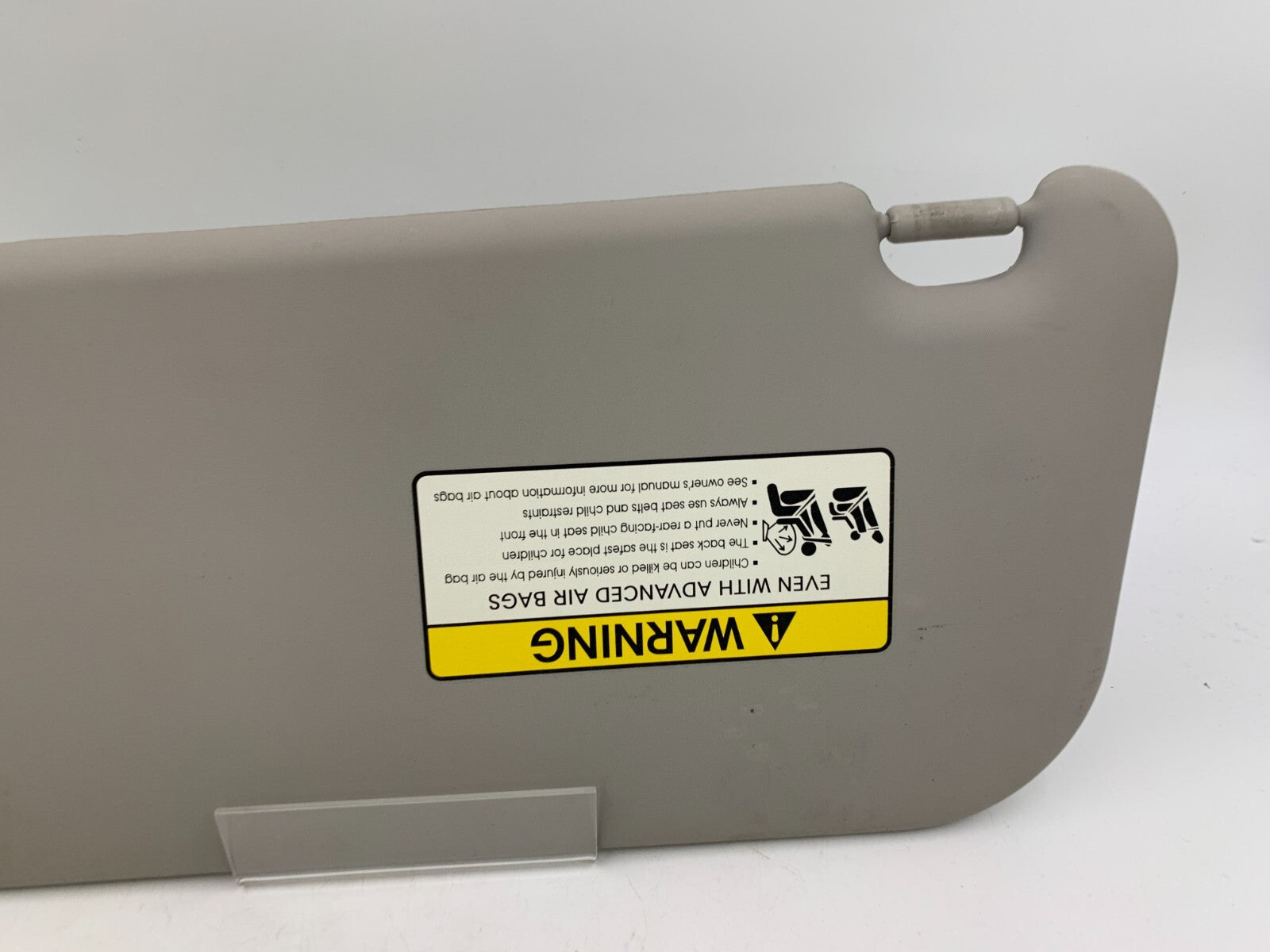 2010-2013 Kia Soul Passenger Sun Visor Gray OEM B02B52034