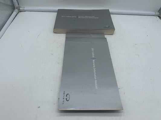 2017 Infiniti QX30 QX 30 Owners Manual Set with Case OEM
