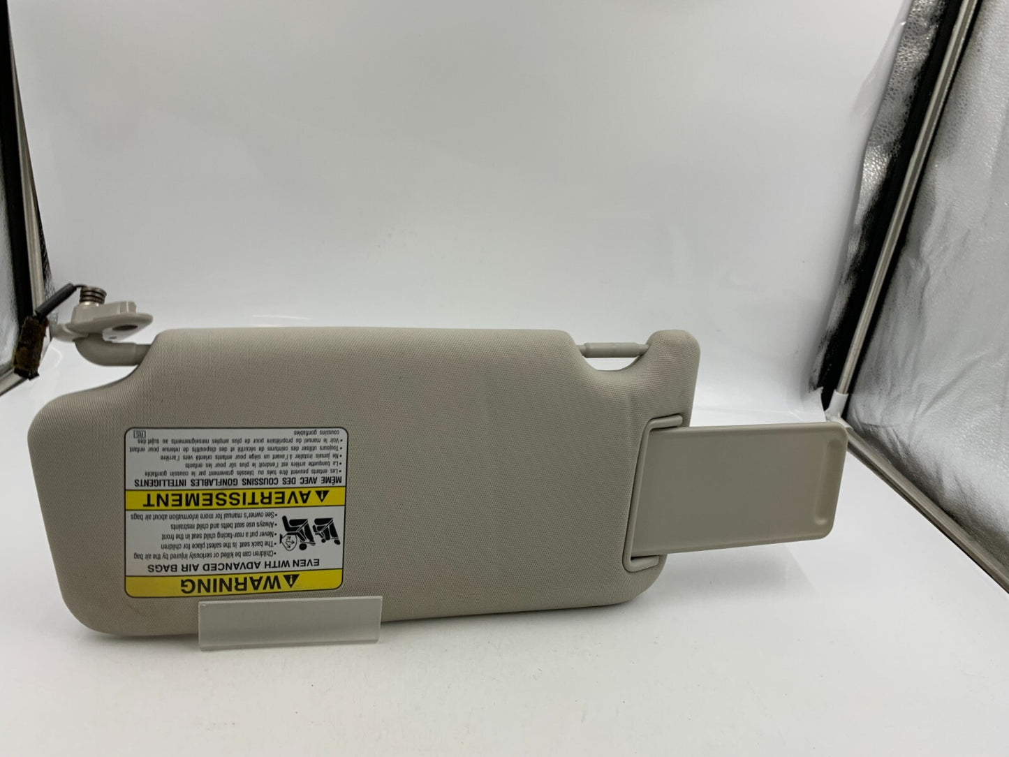 2010-2014 Subaru Legacy Passenger Sun Visor Gray Illuminated OEM B04B18051