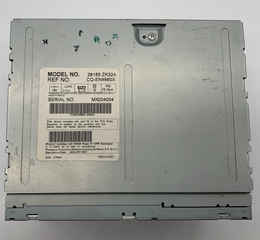 2007-2008 Nissan Maxima AM FM CD Player Radio Receiver OEM C03B23005