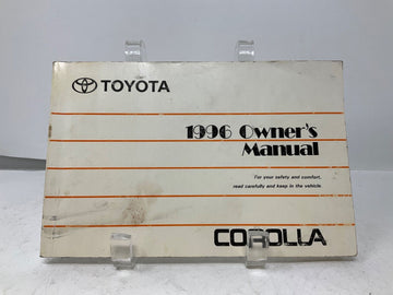1996 Toyota Corolla Owners Manual OEM J01B52010