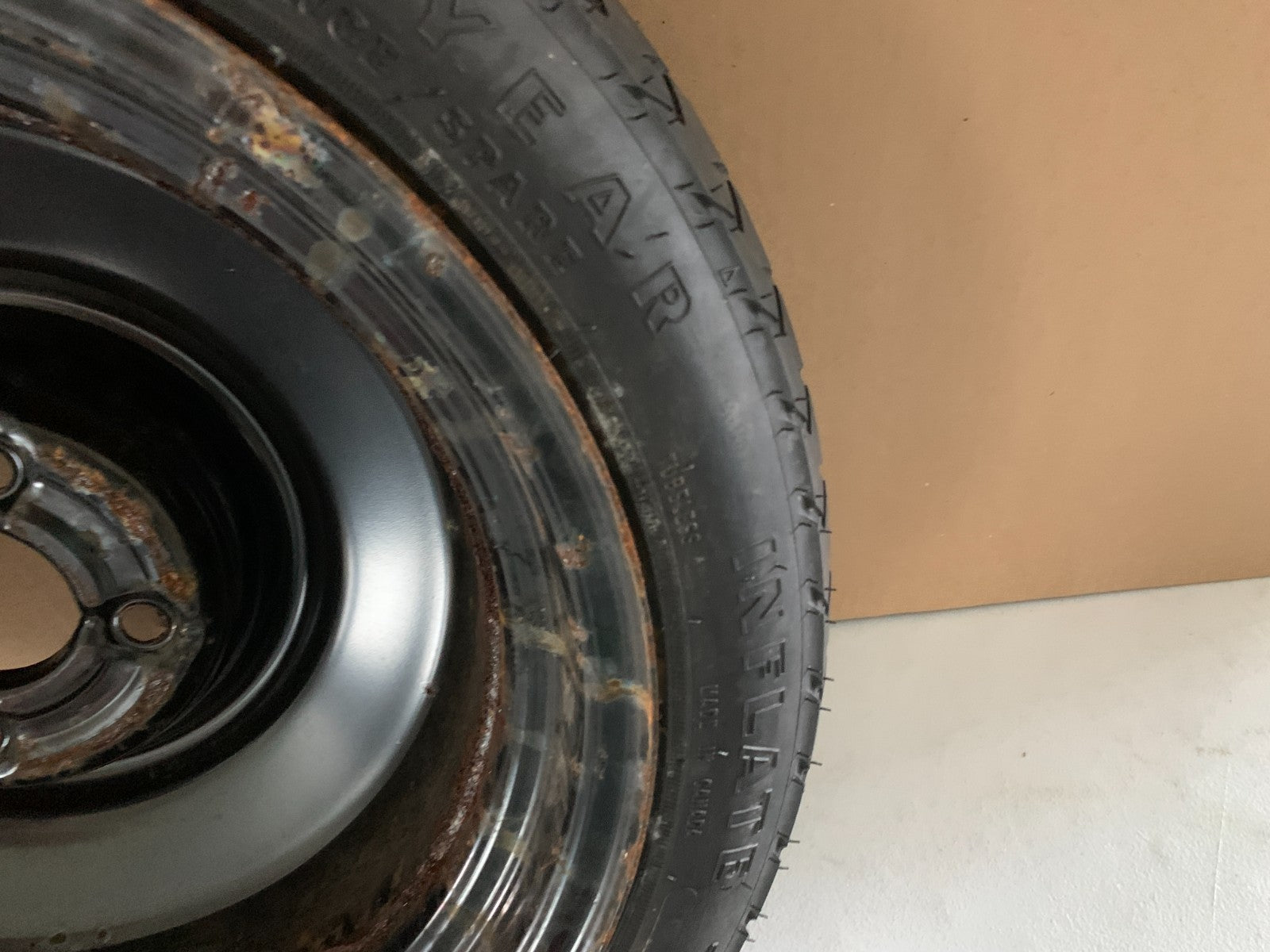 2005-2010 Chevrolet Cobalt 15" Spare Tire Wheel Compact Donut 4 Lugs T115/70D15
