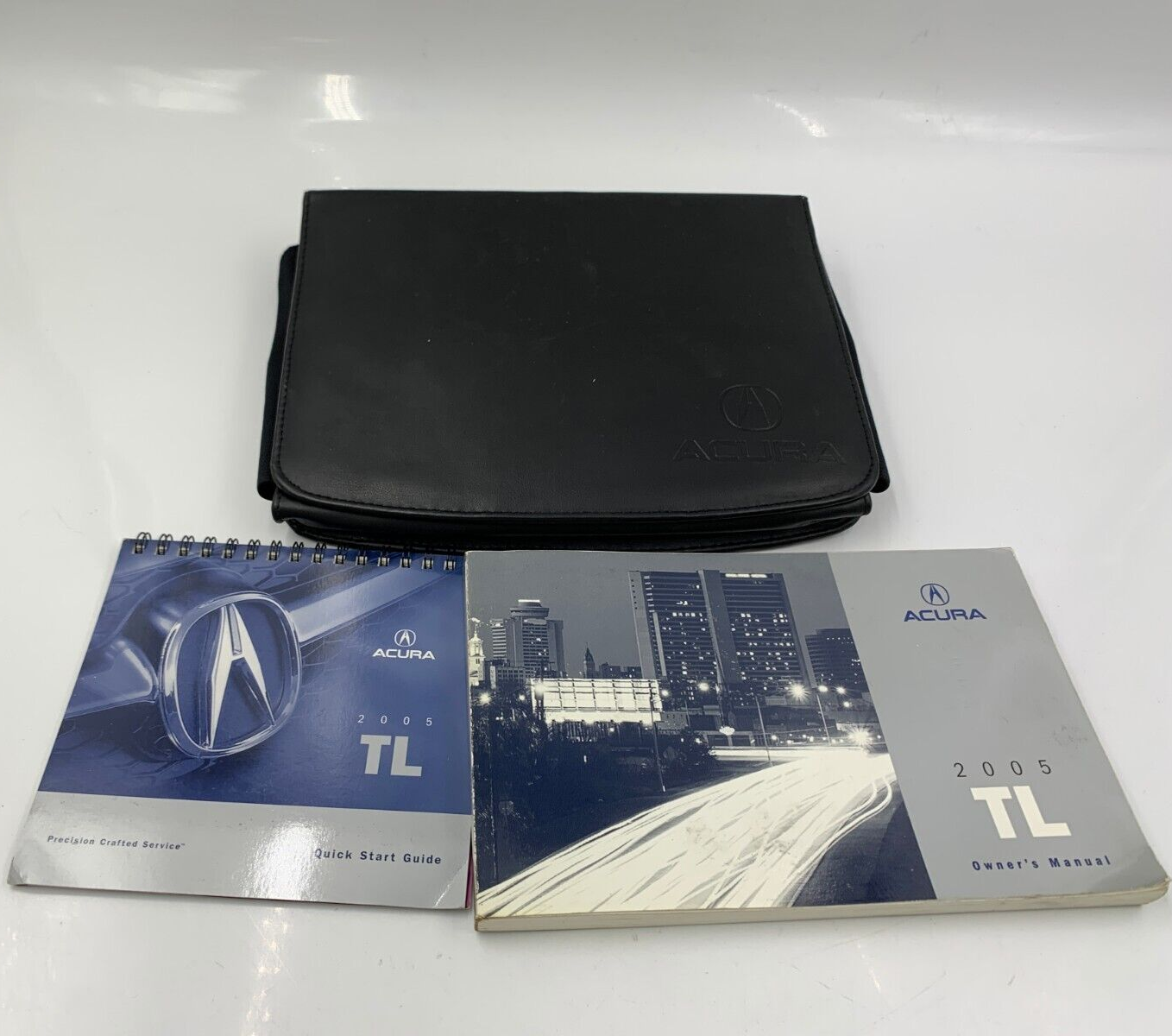 2005 Acura TL Owners Manual Set with Case OEM D01B16001