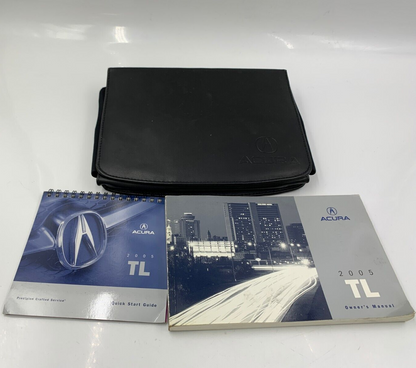 2005 Acura TL Owners Manual Set with Case OEM D01B16001
