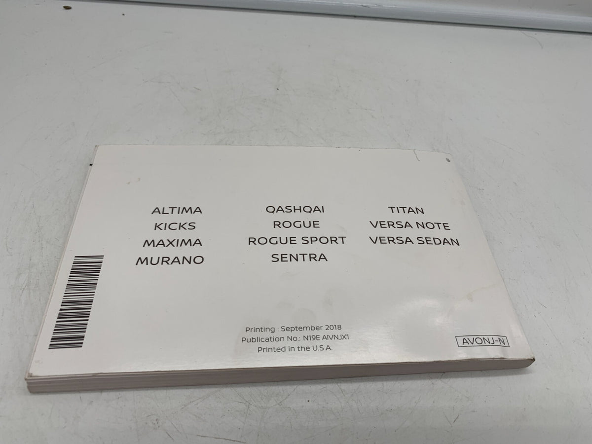 2019 NissanConnect Connect Owners Manual OEM B02B39007