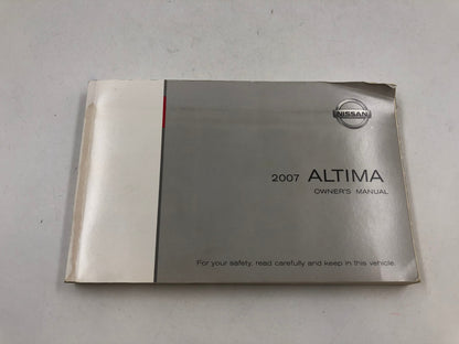 2007 Nissan Altima Owners Manual Set with Case OEM C02B15022