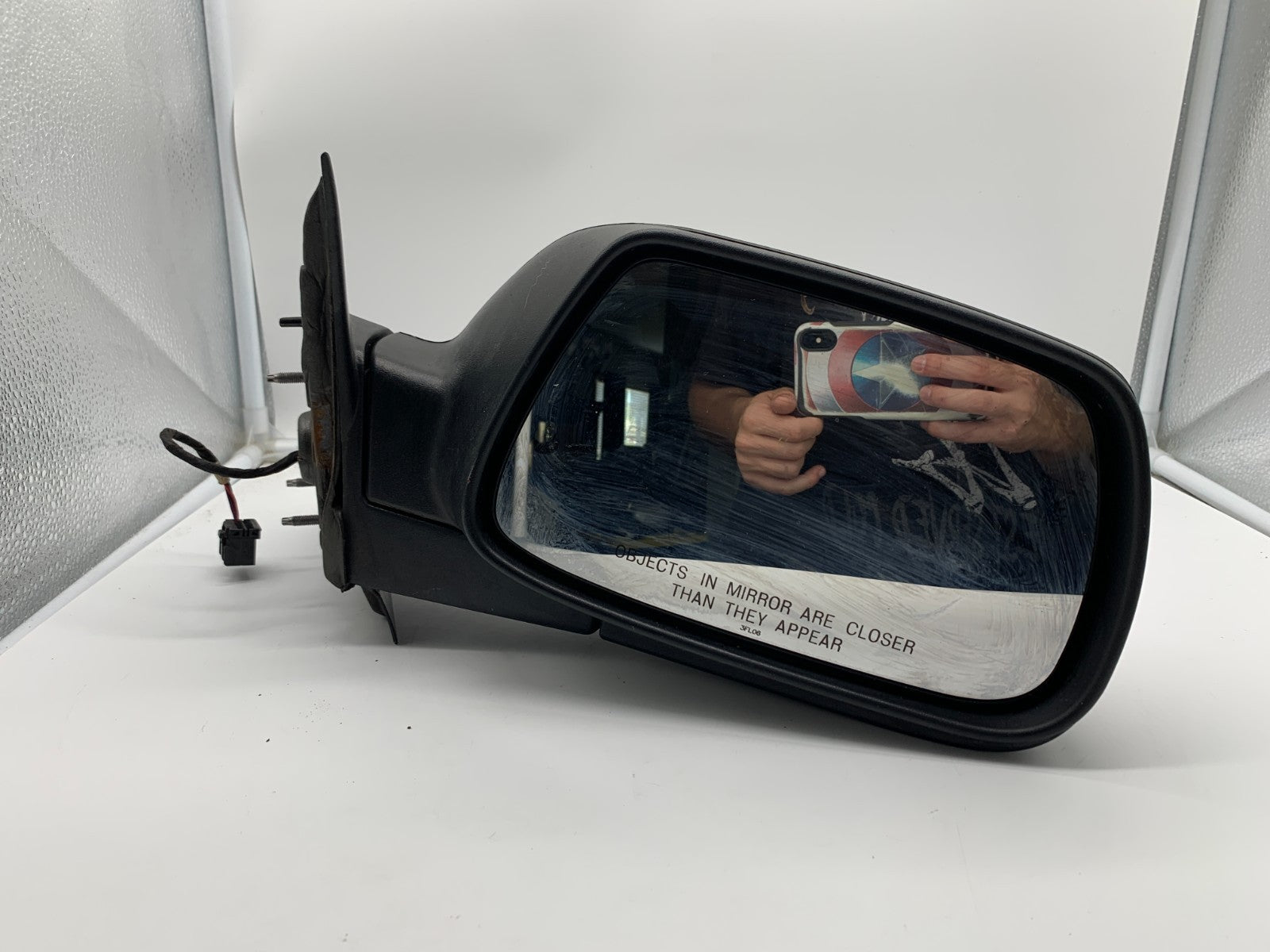2005-2010 Jeep Grand Cherokee Passenger Side Power Door Mirror Black C01B31009