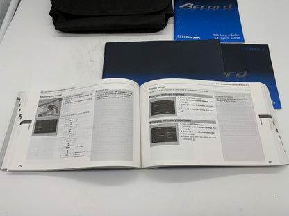 2014 Honda Accord Sedan Owners Manual Set with Case OEM B03B40079