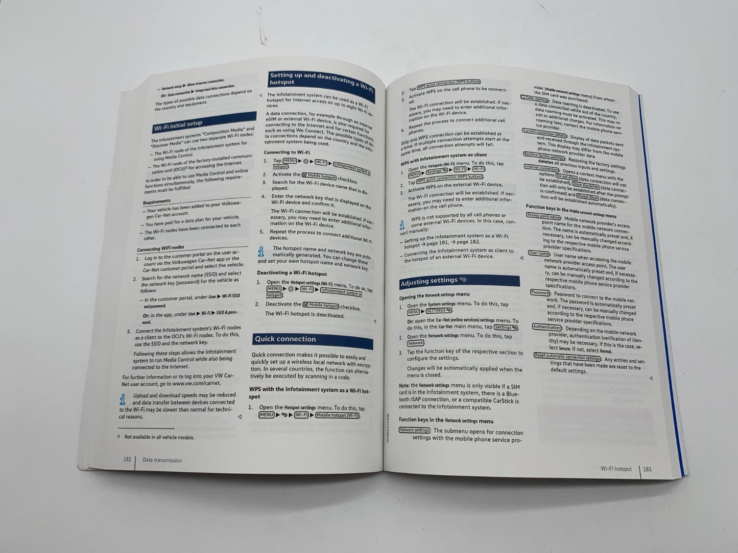 2022 Volkswagen Atlas Cross Sport Owners Manual Set with Case OEM B03B03009