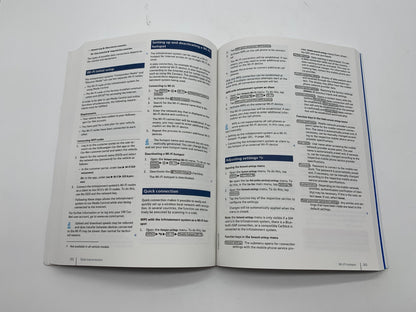 2022 Volkswagen Atlas Cross Sport Owners Manual Set with Case OEM B03B03009