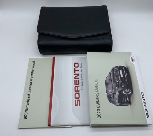 2020 Kia Sorento Owners Manual Set with Case OEM A03B55001