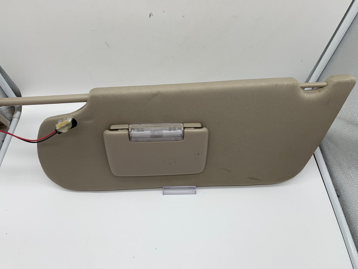 2009-2012 Ford Flex Driver Sun Visor Gray Illuminated OEM B03B17015