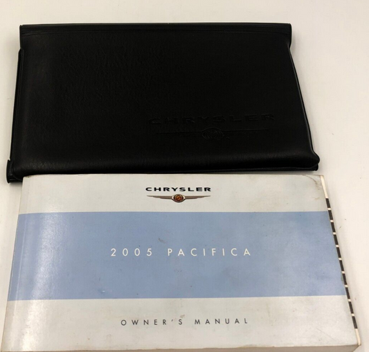 2005 Chrysler Pacifica Owners Manual with Case OEM C01B32028
