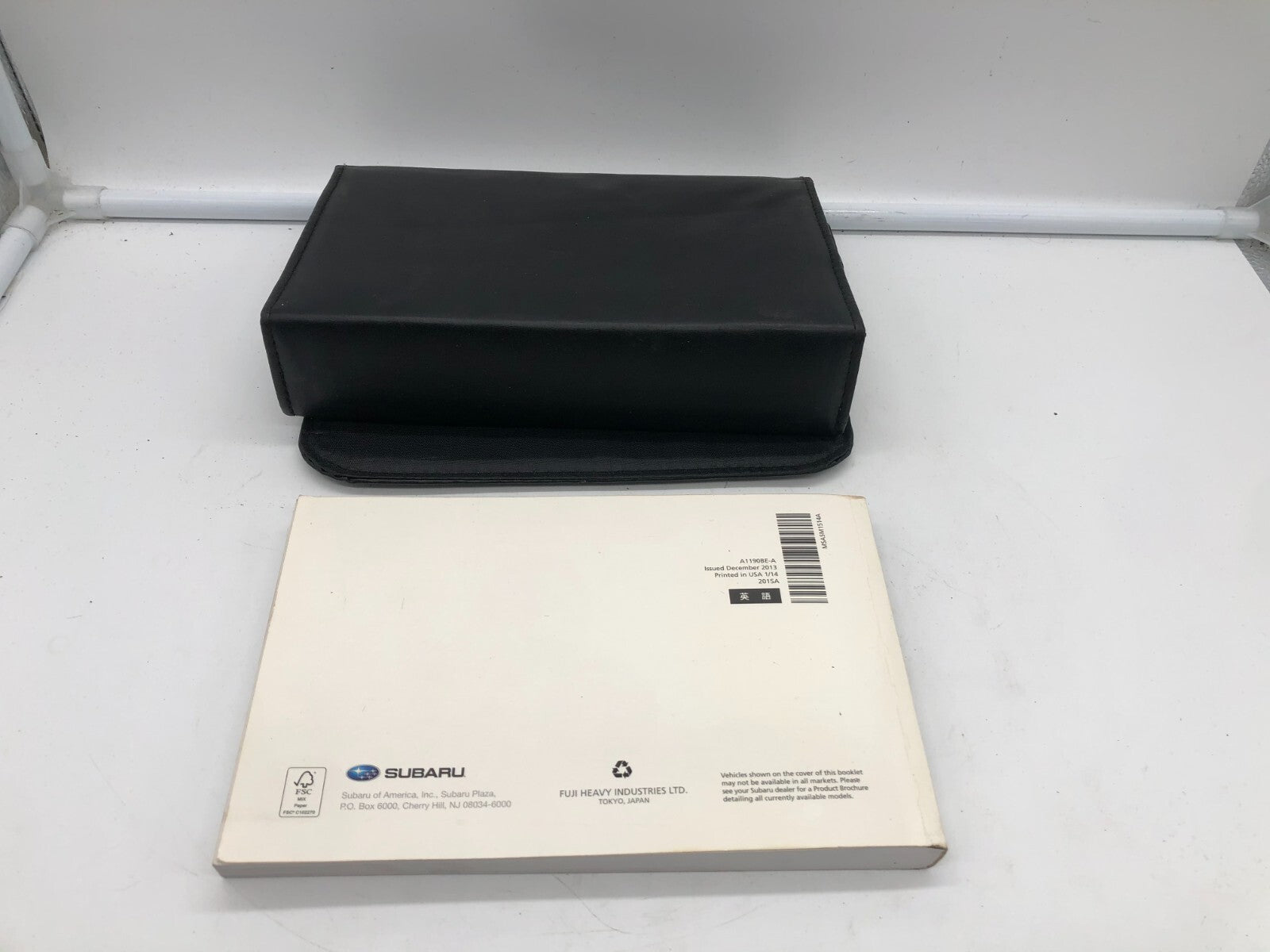 2015 Subaru WRX Owners Manual with Case OEM D01B20027