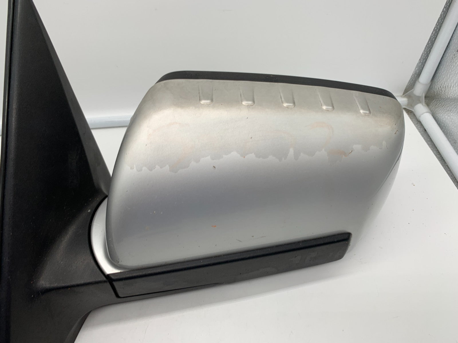 2010-2013 Kia Soul Driver Side View Manual Door Mirror Black OEM Silver