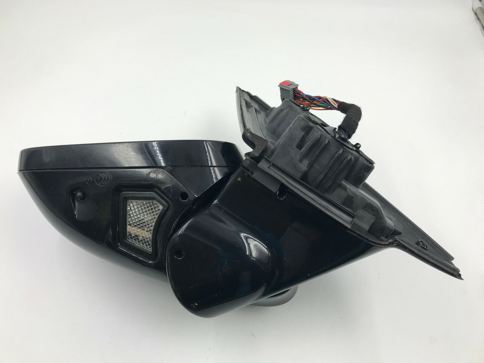 2010-2012 Jaguar XJ Driver Side View Power Door Mirror Black BSA OEM A03B09073