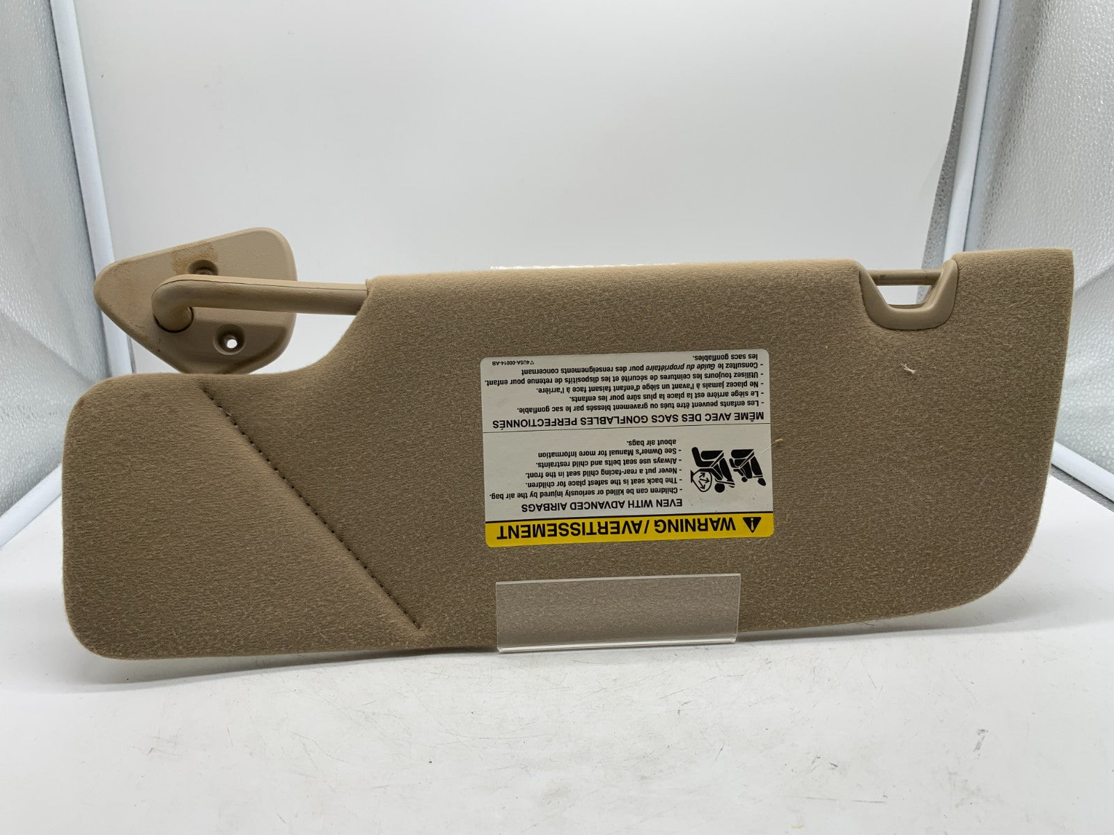 2005-2011 Ford Mustang Passenger Sun Visor Beige OEM A03B40002