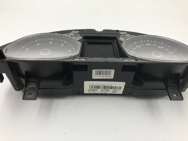 2011 Volkswagen CC Speedometer Instrument Cluster 83874 Miles H01B40005