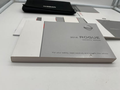 2016 Nissan Rogue Owners Manual Set with Case OEM A03B13006