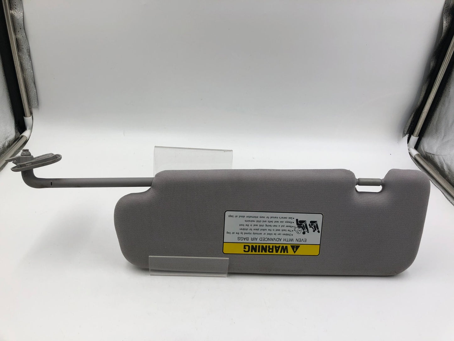 2012-2014 Hyundai Sonata Passenger Sun Visor Sunvisor Gray OEM B01B02002