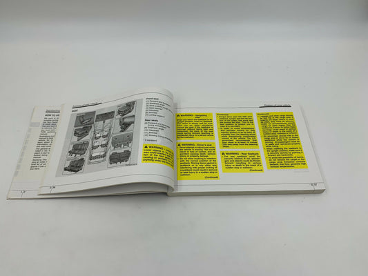 2005 Kia Sedona Owners Manual OEM D04B25083