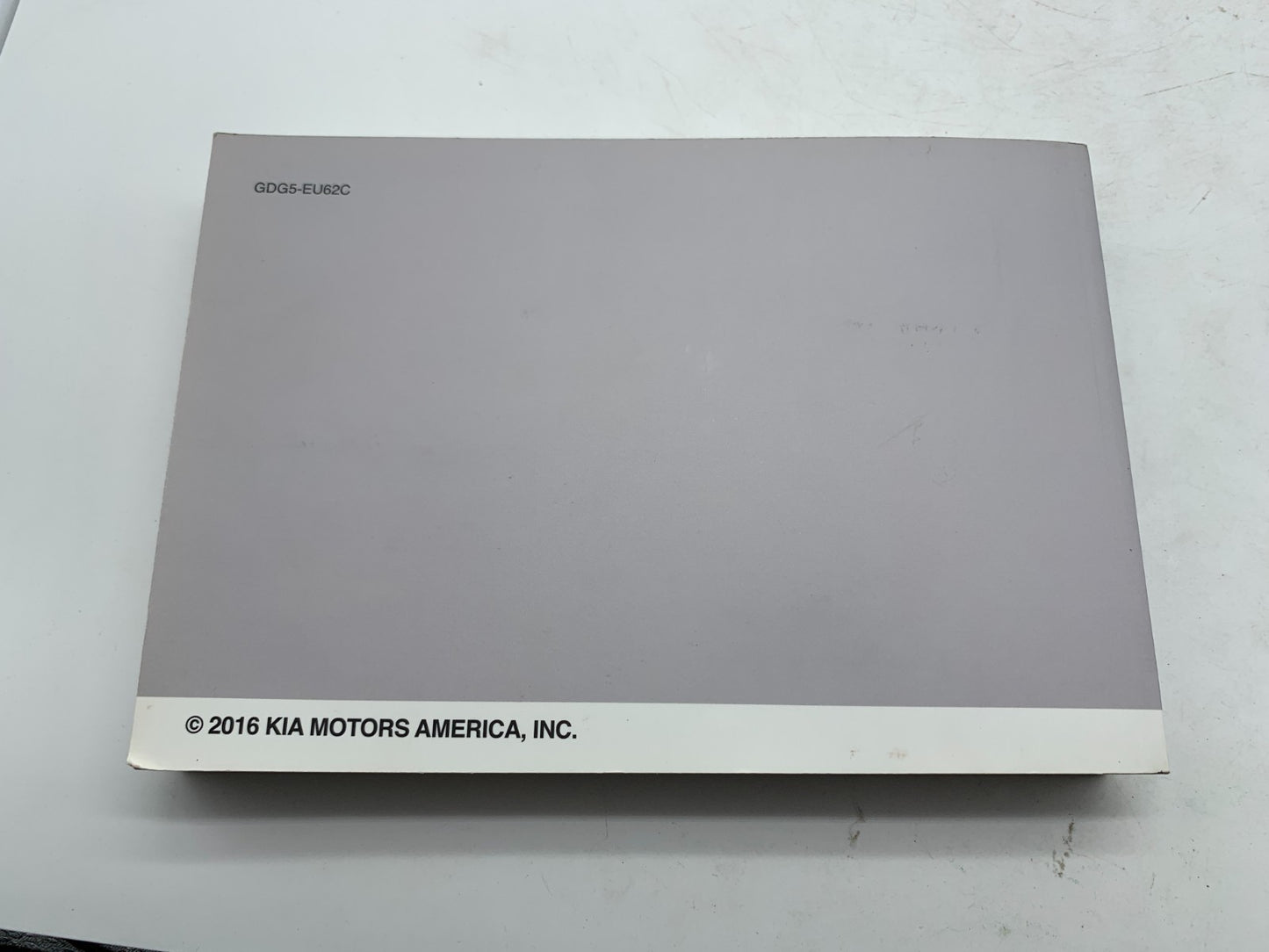 2016 Kia Optima Owners Manual Set with Case OEM A03B32006