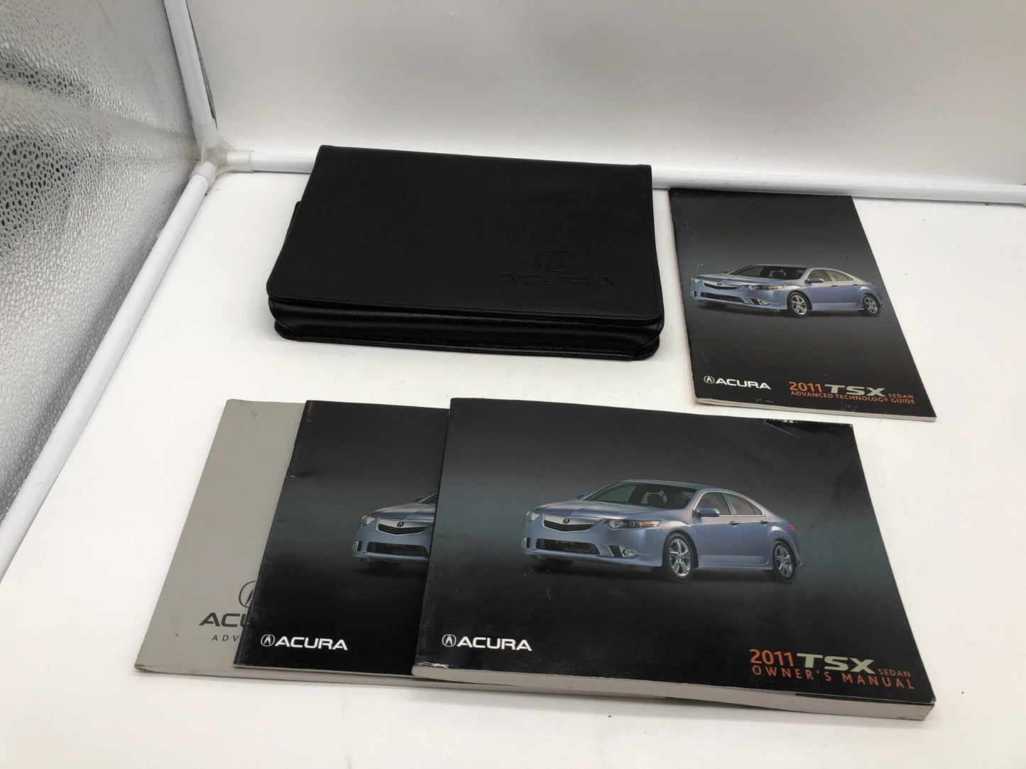 2011 Acura TSX Owners Manual Set with Case OEM A01B10003