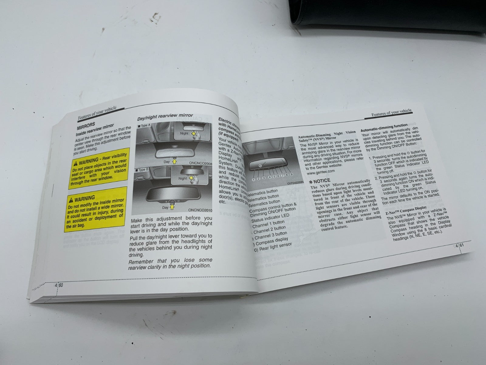 2017 Hyundai Santa FE Grand Santa Fe Owners Manual Set with Case OEM D02B67001
