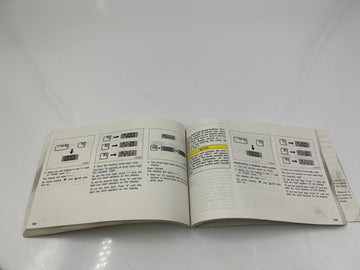 1997 Toyota Camry Owners Manual Handbook OEM G03B11021
