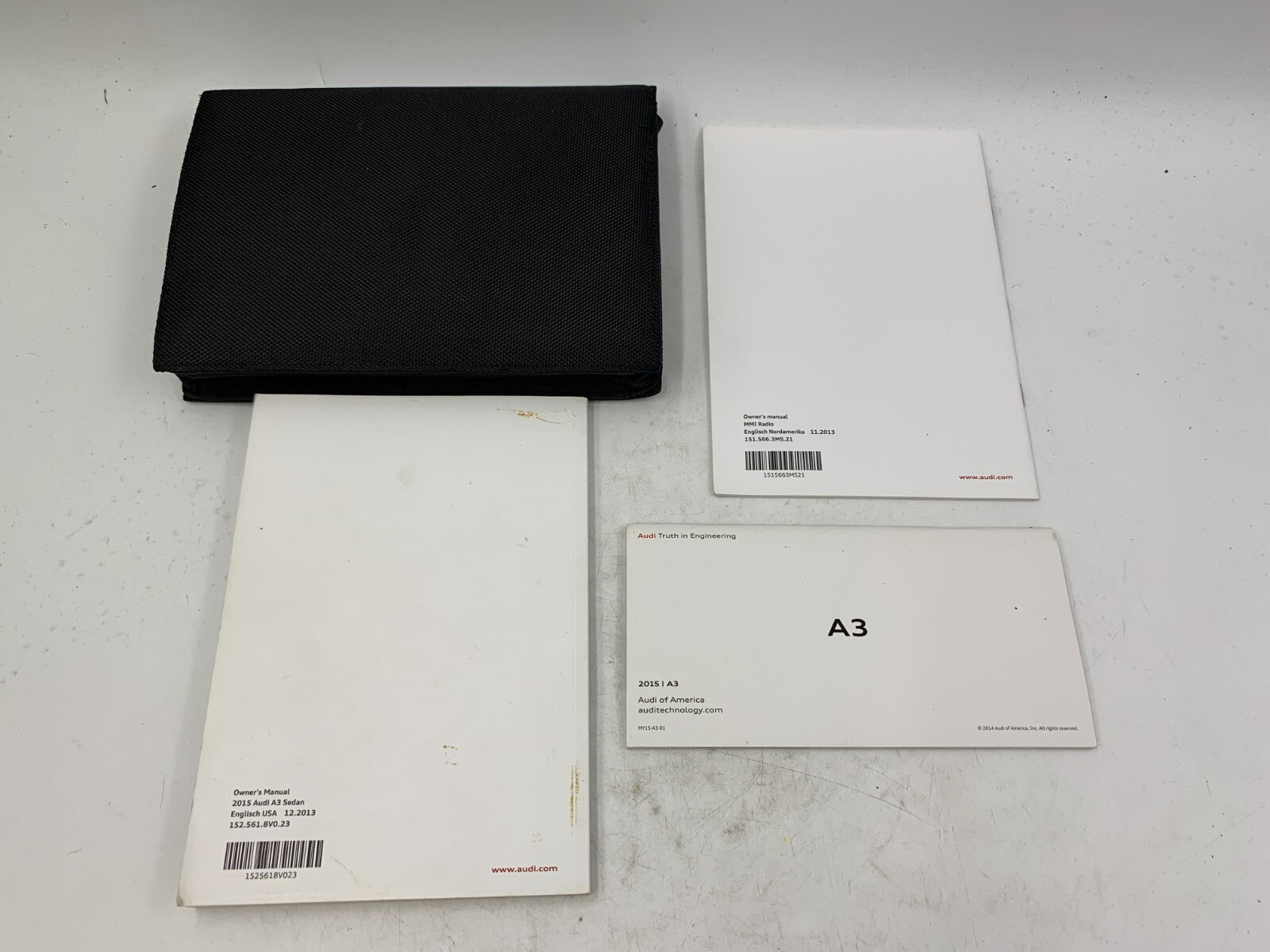 2015 Audi A3 Owners Manual Set with Case OEM B01B40041