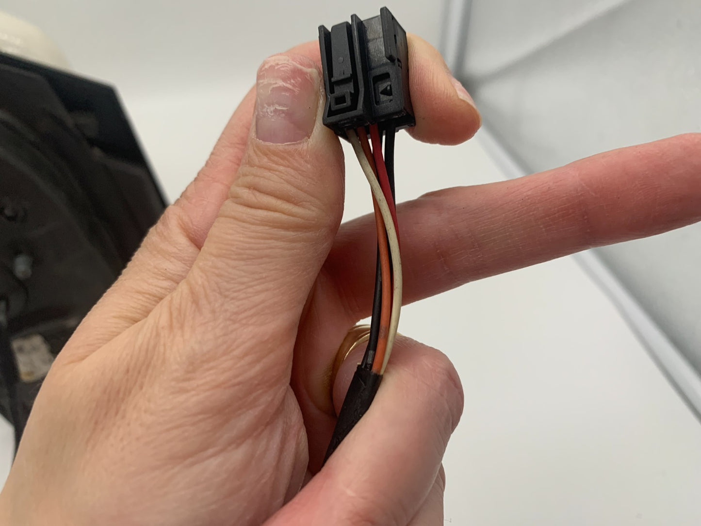 2011-2020 Dodge Caravan Driver Side View Power Door Mirror White OEM