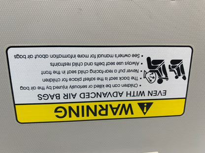 2014-2019 Kia Soul Driver Sun Visor Gray OEM A04B37026