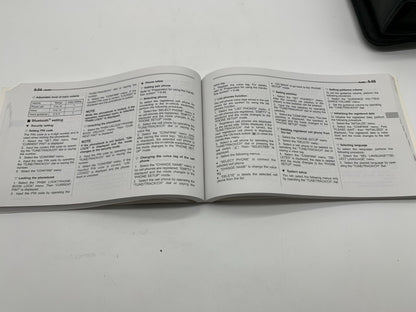 2011 Subaru Forester Owners Manual Set with Case OEM A01B44009