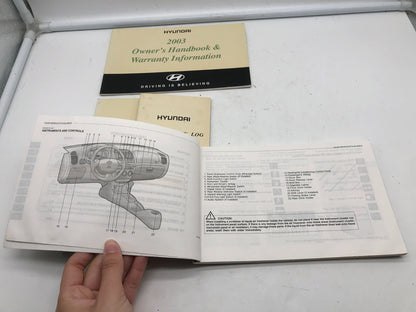 2003 Hyundai Accent Owners Manual Set OEM D02B03009