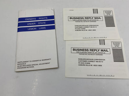 2007 Chrysler 300 Owners Manual Set with Case OEM A02B20039