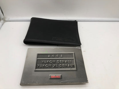 2002 GMC Yukon 1500 Owners Manual with Case OEM C01B53027
