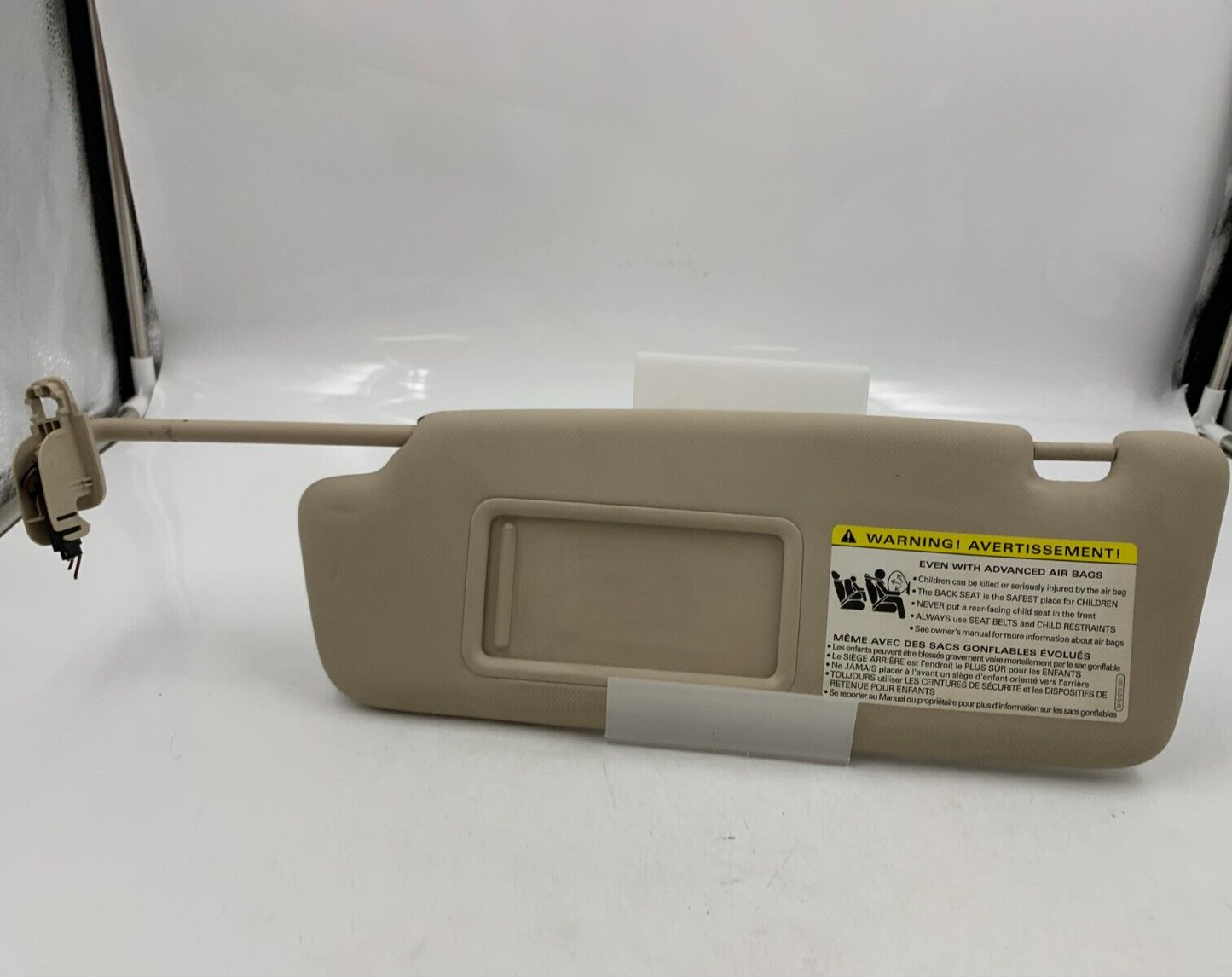 2009-2012 Audi A4 Driver Sun Visor Sunvisor Gray Illumination OEM C04B48016