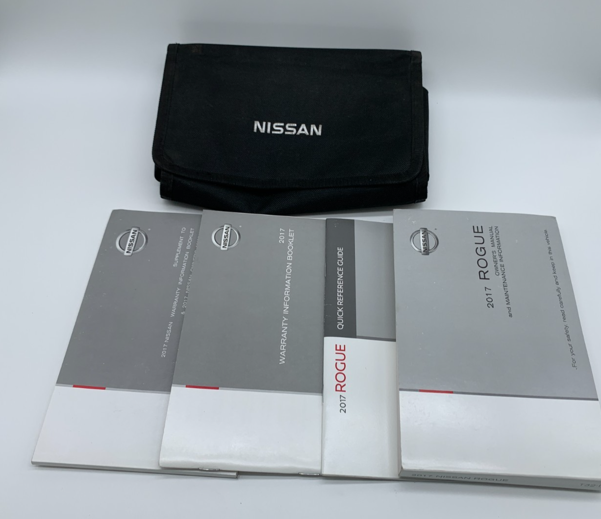2017 Nissan Rogue Owners Manual Set with Case OEM B04B48004