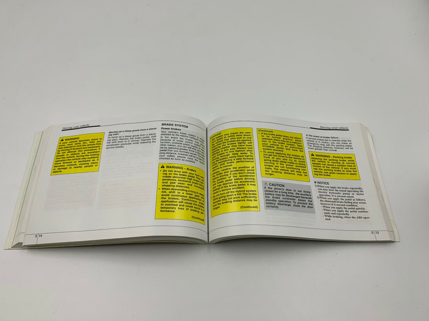 2011 Hyundai Sonata Hybrid Owners Manual with Leather Case OEM B02B38084