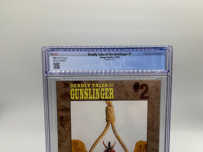 Deadly Tales of the Gunslinger #1 CGC 9.8 1:50 B&W Virgin Incentive McFarlane
