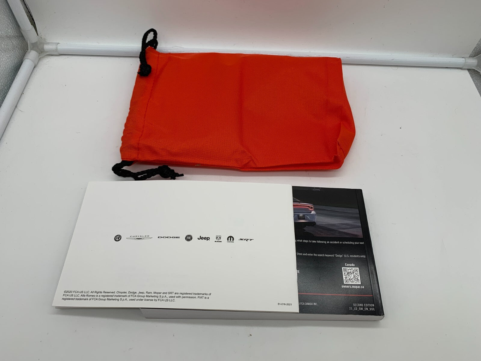 2021 Dodge Charger Owners Manual Set with Case OEM A03B13003