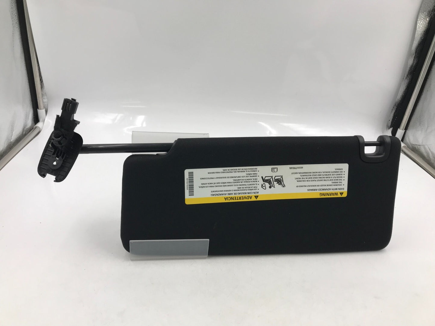 2015 Chrysler 200 Passenger Sun Visor Black Illuminated OEM D02B16082