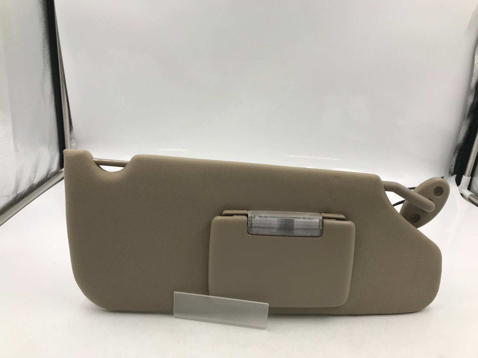 2011-2014 Chrysler 200 Sedan Passenger Sun Visor Illuminated Beige OE E01B56062