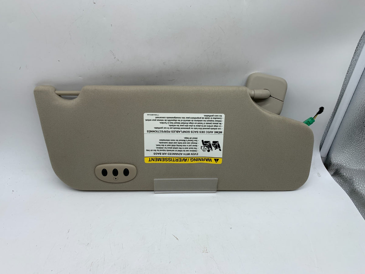 2010-2011 Ford Taurus Driver Sun Visor Gray Illuminated OEM D02B43010