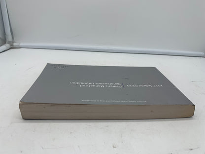 2017 Infiniti QX30 QX 30 Owners Manual Set with Case OEM